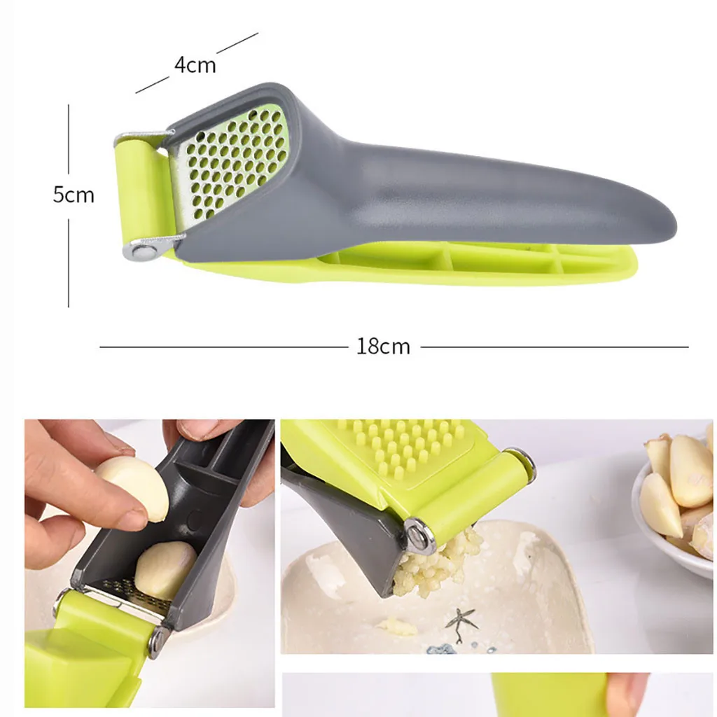 Kitchen Stainless Steel Hand Press Shredder Pat Punch Garlic Onion Ginger Cutter Cooking Tool Utensils Accessories | Дом и сад