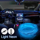 Светодиодная лента, знак Аниметело женщиныкомнаты, веревка, RGB, неоновая проволока под автомобиль, гибкая мягкая трубка, Рождественский неоновый свет El