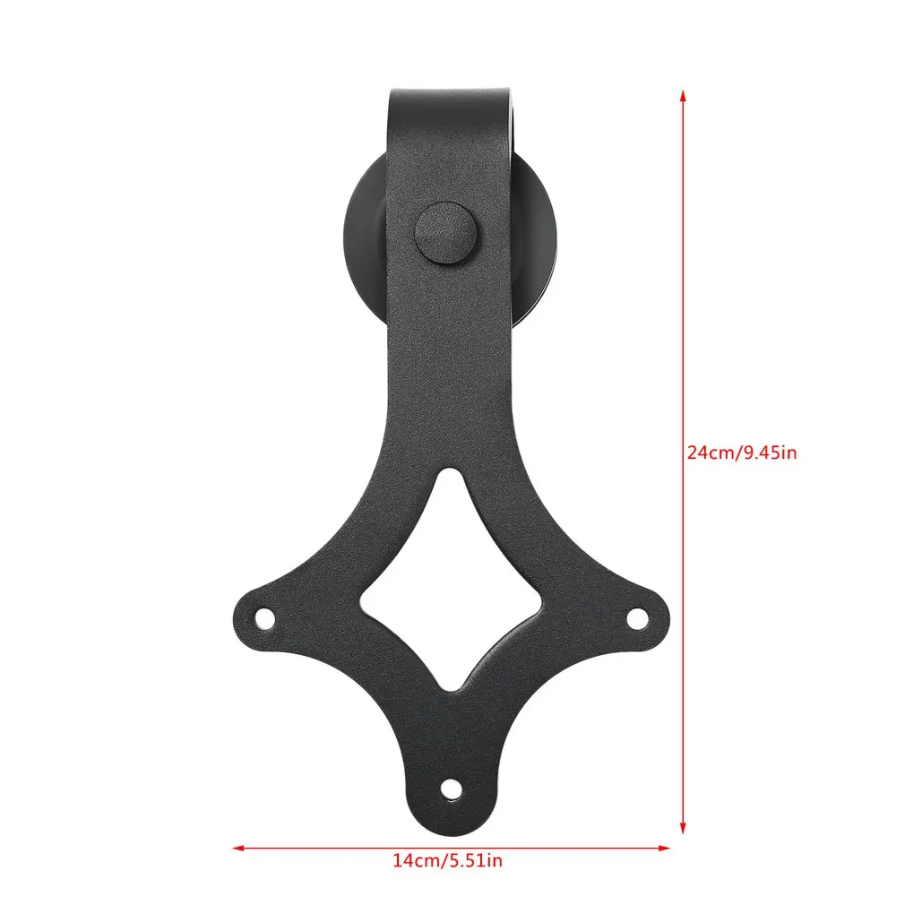 

(From ES) 1.83M/2M Home Rhombus Shape Door Rail Sliding Door System Track Hardware Fitting Set Wooden Sliding Door System Set