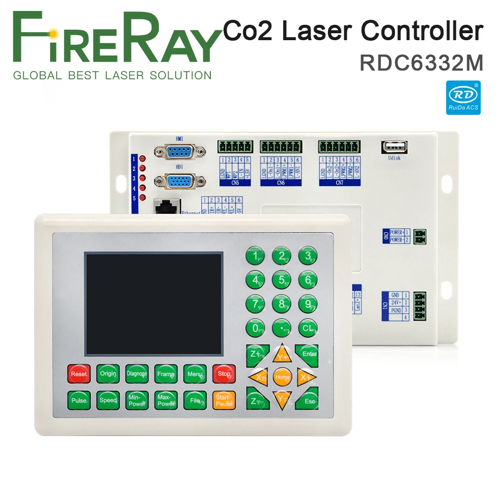 Металлический неметаллический Гибридный лазерный режущий контроллер Ruida RDC6332M