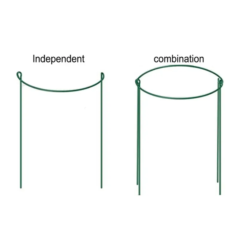 

Durable Climbing Vine Support Rack Plastic Coated Iron Plant Support Frame Garden Balcony Plant Flower Stand Gardening Tool #