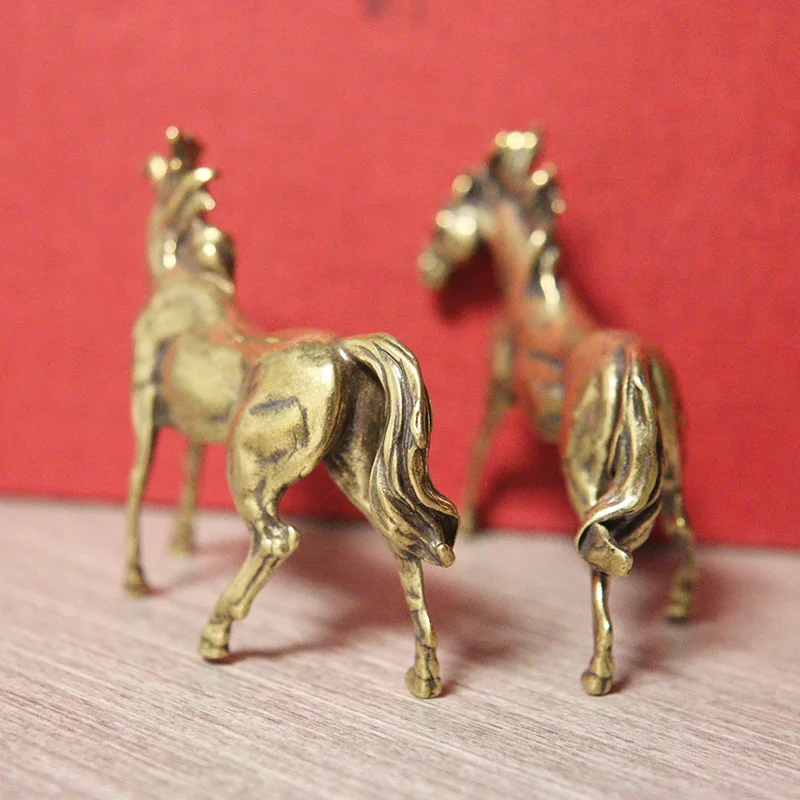 1 пара миниатюрная металлическая фигурка животного | Дом и сад