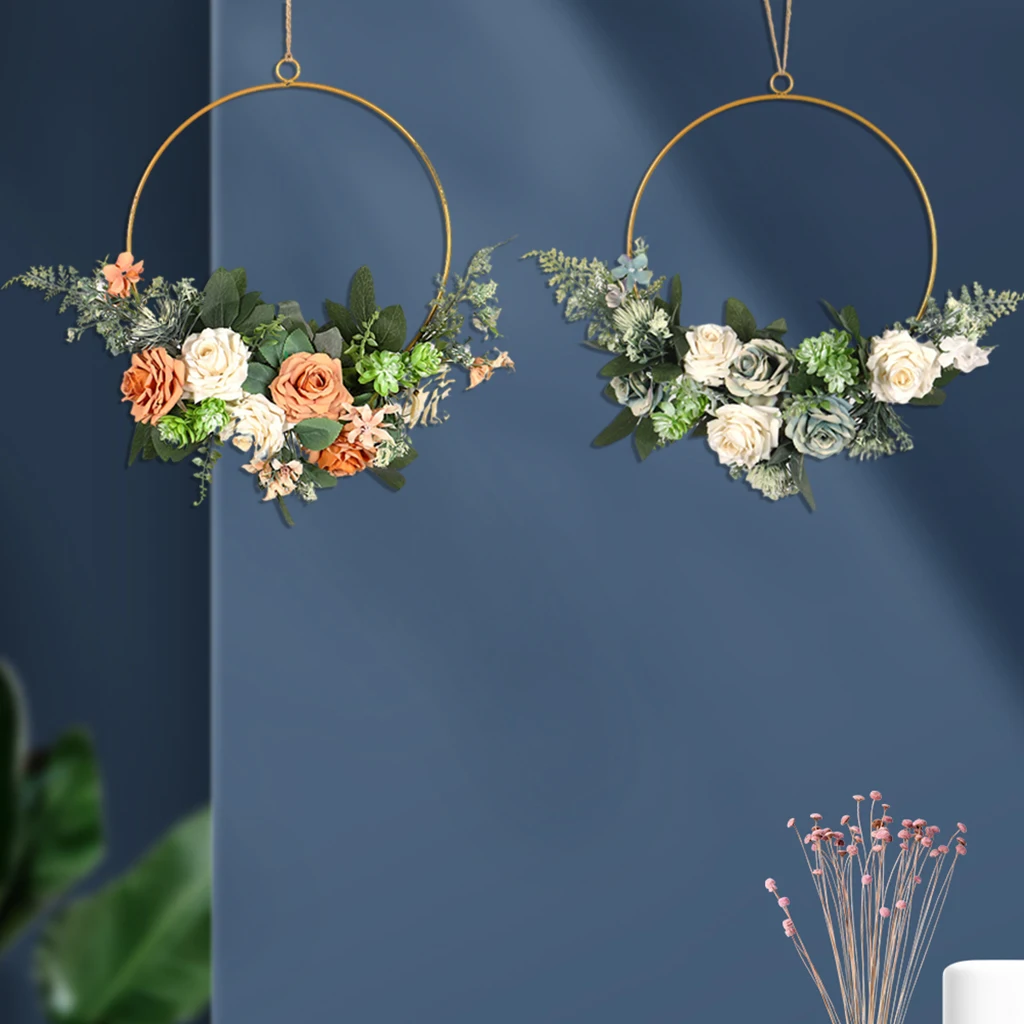 

Vintage Front Door Hanging Wreath Garland Party Home Door Living Room Decor