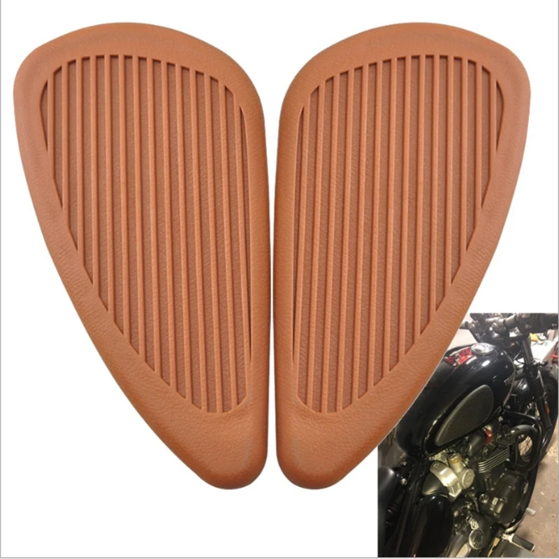 

Retro Fuel Tank Sticker Waterproof Gas Oil Tank Pad Motorcycle Accessories Protector Anti Slip Sticker
