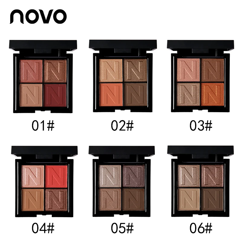 Палитра теней для век 4 цвета|shining eye shadow|eye shadowglitter eyeshadow palette |