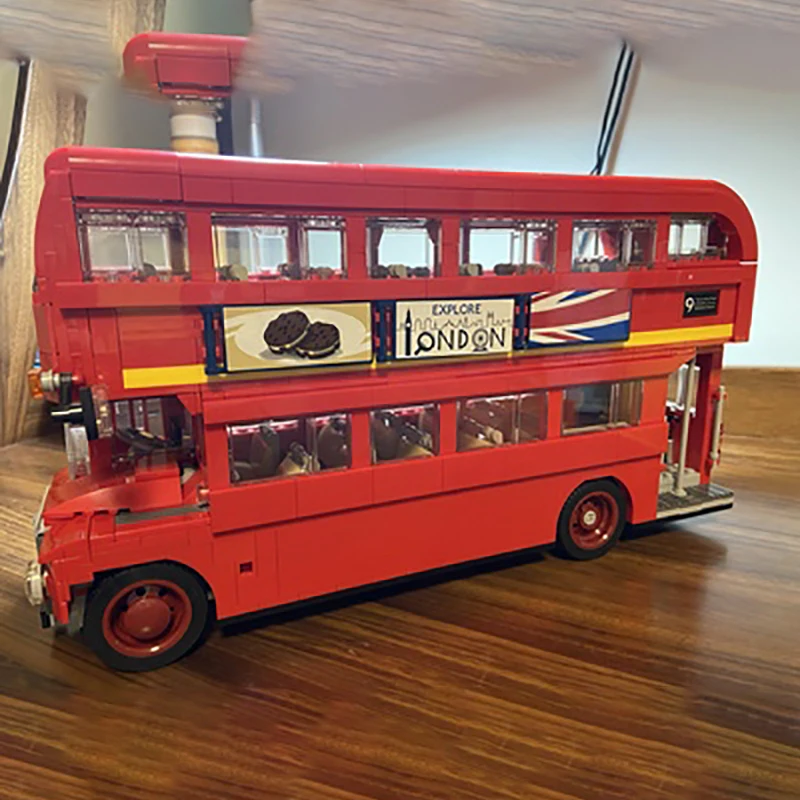 Конструктор Технический городской трафик Лондонский автобус модель 10775 набор