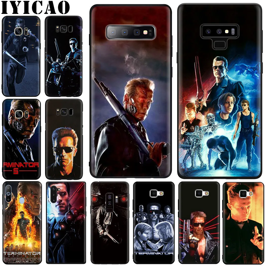 Фильм Терминатор 2 мягкий чехол для samsung S6S7S8 S9 S10 S6 край S7 S8 плюс S10e Note 8 9 10