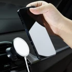 Автомобильный держатель для телефона iPhone 12, Универсальное автомобильное крепление на вентиляционное отверстие для iPhone 12, оригинальное Беспроводное зарядное устройство, без зарядного устройства