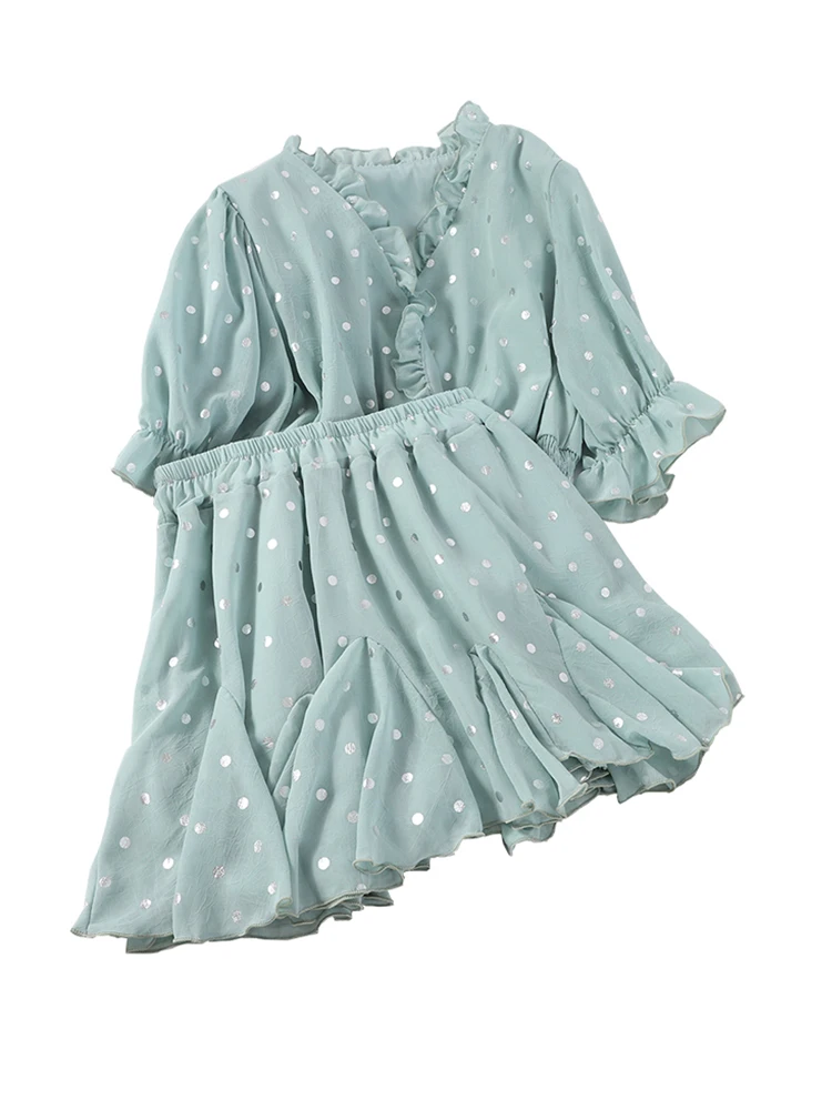 Женский комплект из двух предметов ftaylor Свободный Топ с рукавом три четверти +