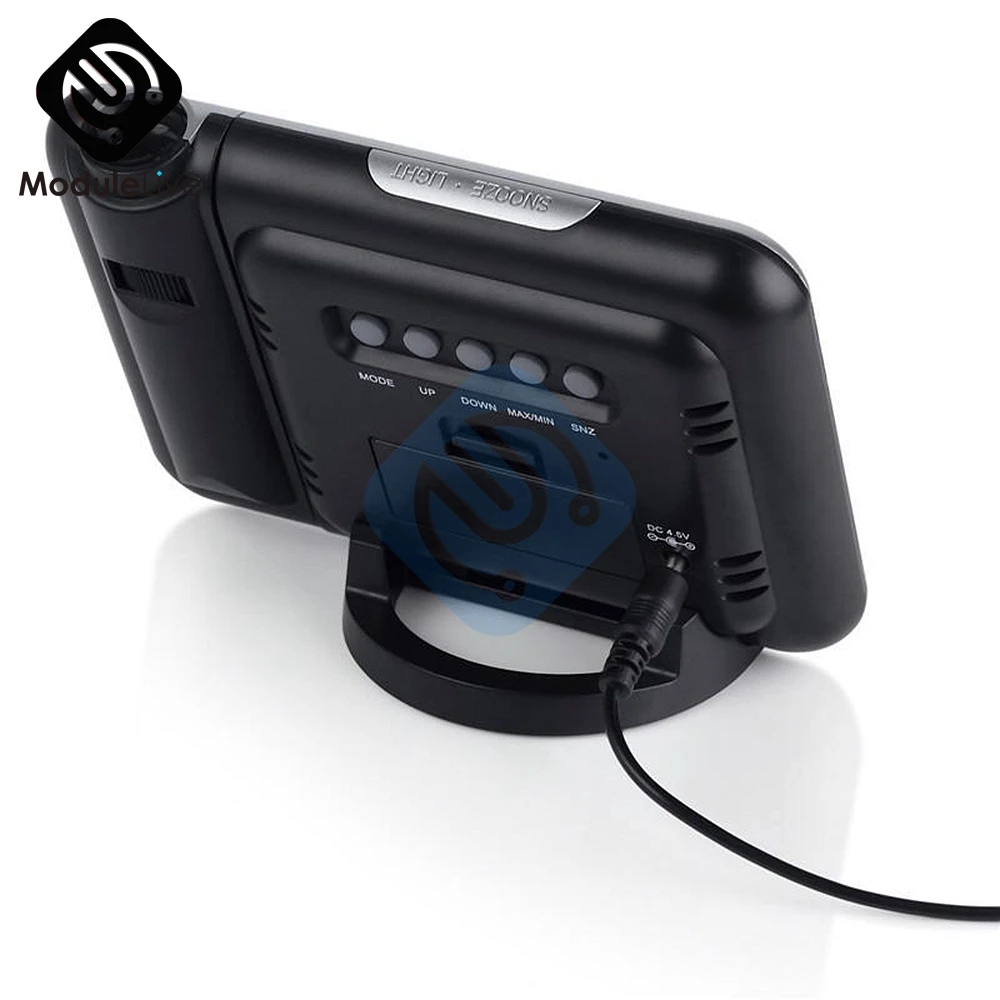 Креативный цветной ЖК цифровой проекционный будильник термометр температуры