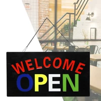 bar open welcome led hanging sign light board pub club party door shop display lamp decoration advertising commercial lighting