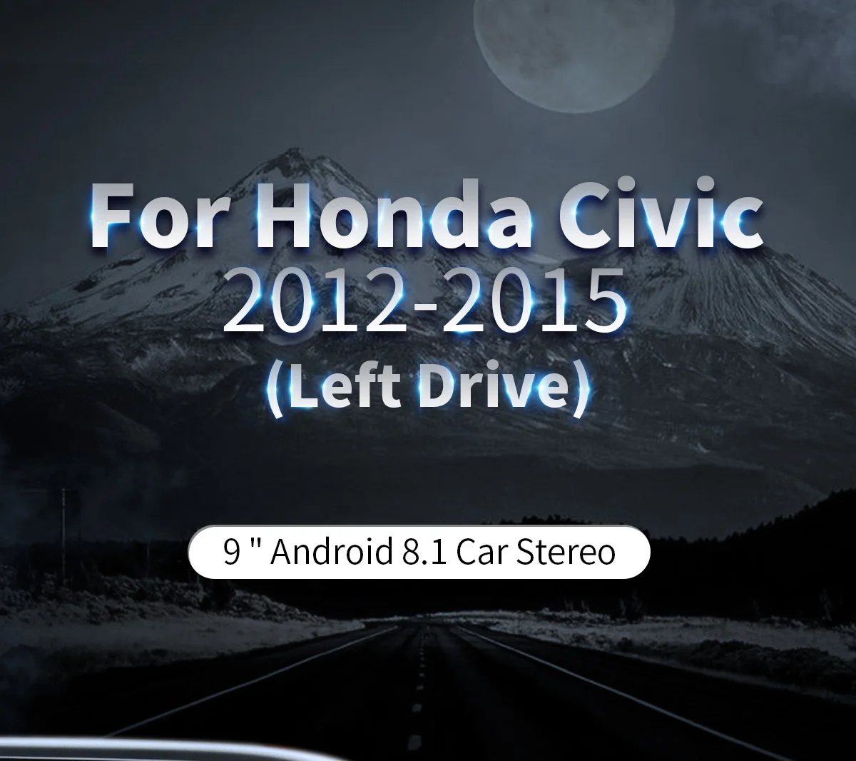 Android автомобильный Радио для Honda Civic 2012 2013 головное устройство 4G+ 64G Встроенная память " один 1 din ips Экран с 4G модем DSP Carplay