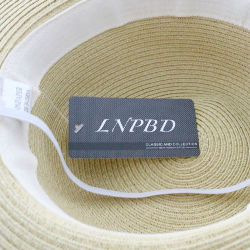 

Lnpbd white hat for women, male and female black large, sun hat for beach and summer