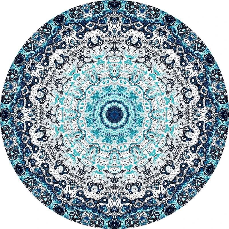 Горячая Распродажа красота Мандала круглое пляжное полотенце цветы тридцать