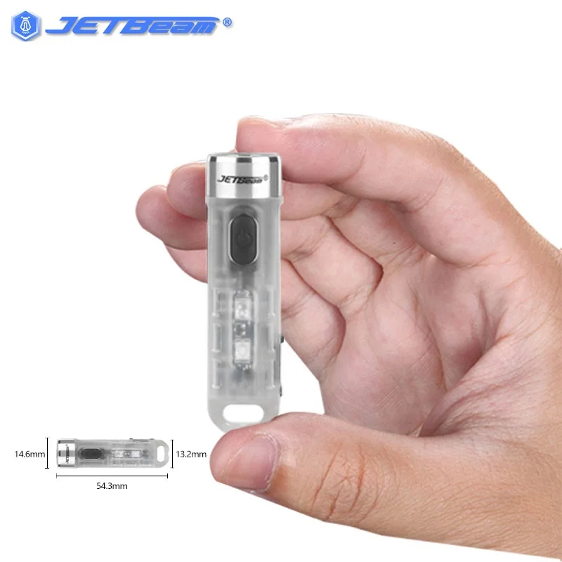 

Jetbeam MINI ONE SE RGB UV Light CREE XP-G3 Rechargeable EDC LED Flashlight Built-in Li-ion Battery Mini Torch with USB Charging