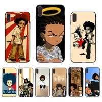 cartoon tv series the boondocks soft mobile cover for iphone 11 pro max xs 12 mini phone case x xr se 2020 7 6 8 6s plus 5 shell