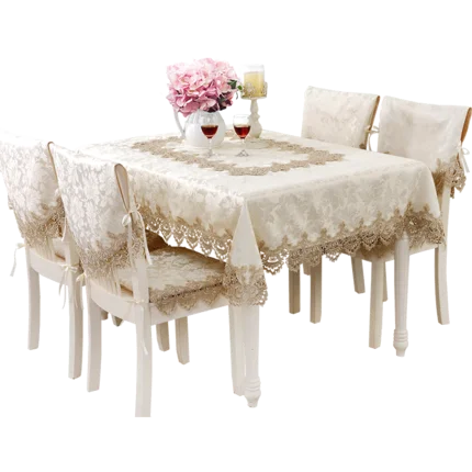 Европа роскошные вышитая скатерть стол для настольного тенниса покрытие стола