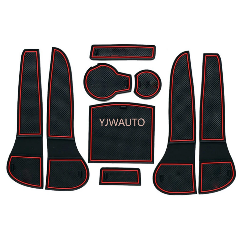 

Door Slot Mat for Audi A5 2009-2016 Gate Groove Cushion Car Door Rubber Cup Holder Mats Anti-slip Carpets Position