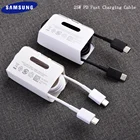 Оригинальный Samsung USB Type C к USB C кабель для S20 Note 10 Plus USB 3,1 Быстрая зарядка двойной тип C шнур для S20 Ultra A51 A71 5G