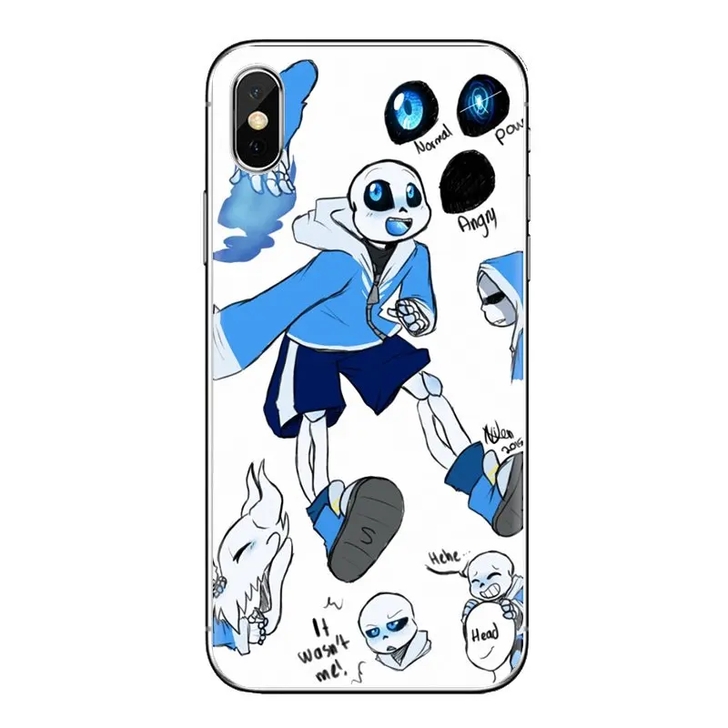 Чехлы игра Undertale каламбуры фотографии дизайн для samsung Galaxy S2 S3 S4 S5 мини S6 S7 край S8 S9
