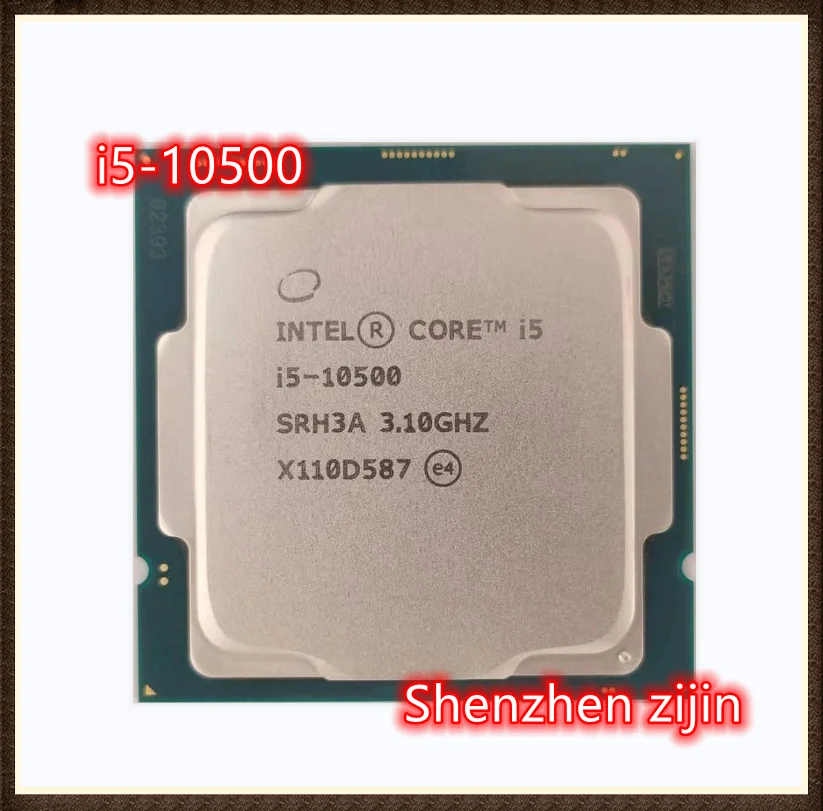 

I5-10500 i5 10500 SRH3A 3,1 ГГц шестиядерный двенадцатипоточный ЦПУ процессор L2 = 1,5 M L3 = 12M 65 Вт LGA 1200
