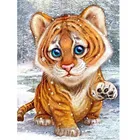 Алмазная мозаика тигр 