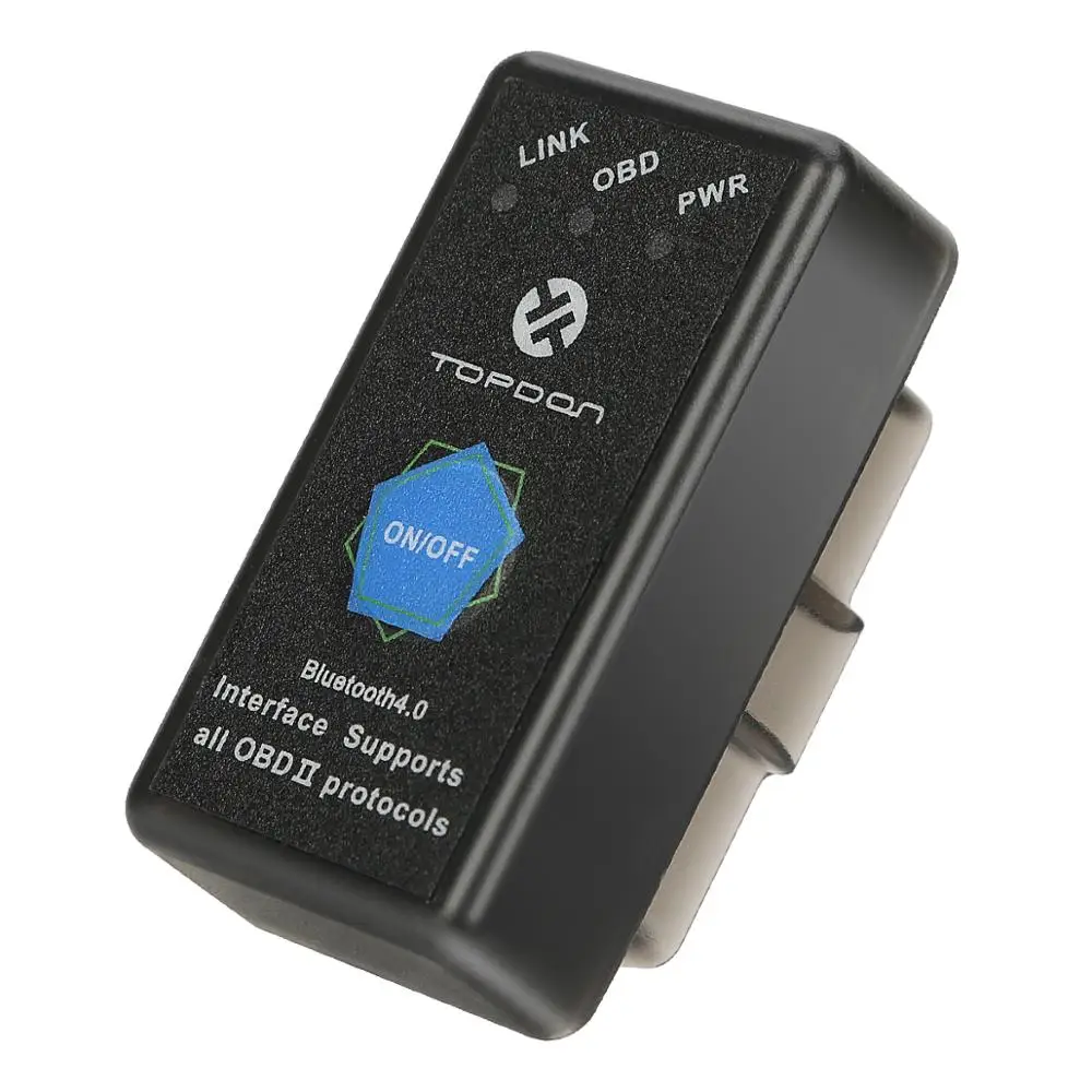 TOPDON V1.5 ELM327 Bluetooth OBD2 сканер автомобильный OBD диагностический инструмент Автомобильный Автоматический ELM327 считыватель кодов сканирующий инструмент для iPhone