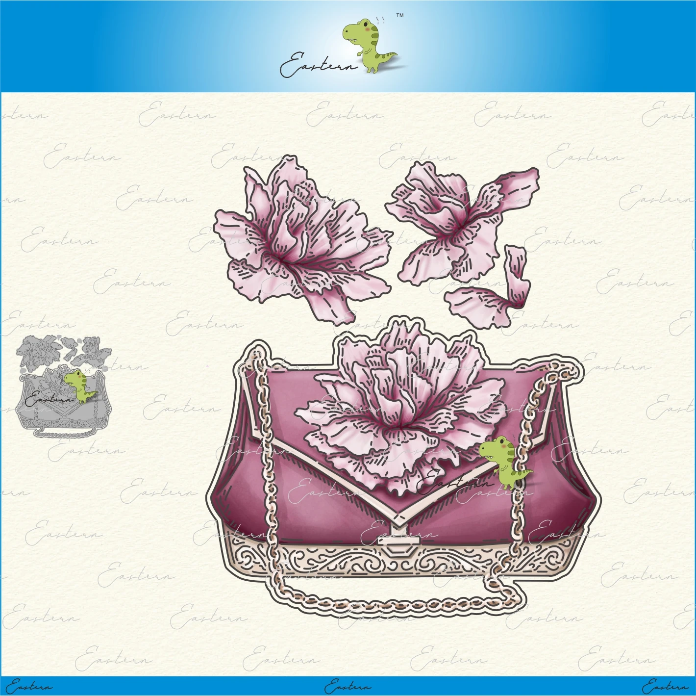 

Carnation handbag Cutting Dies 2020 new dies DIY dies Scrapbooking Paper Making Craft die Matching color paper dies Metal mould