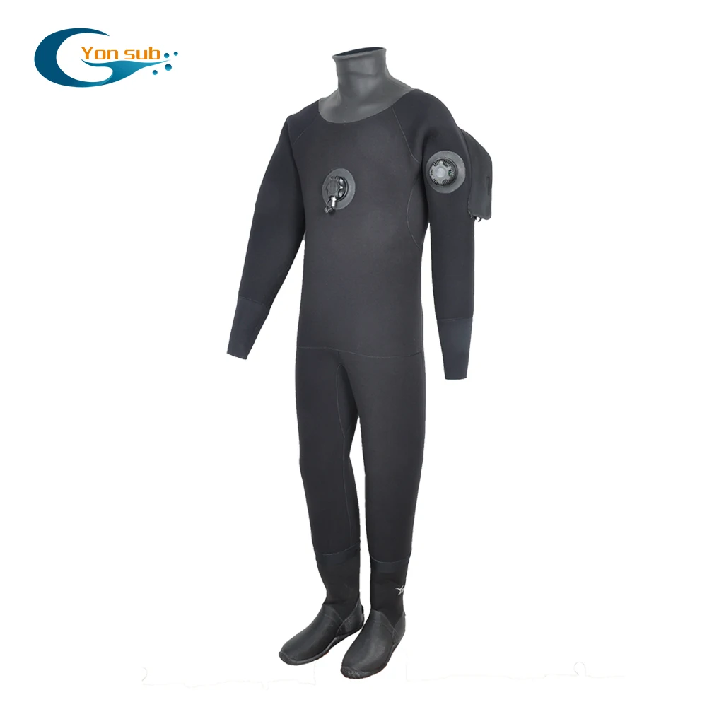 's Neoprene Dry Suit Waterproof Breathable Nylon Kayak Drysu