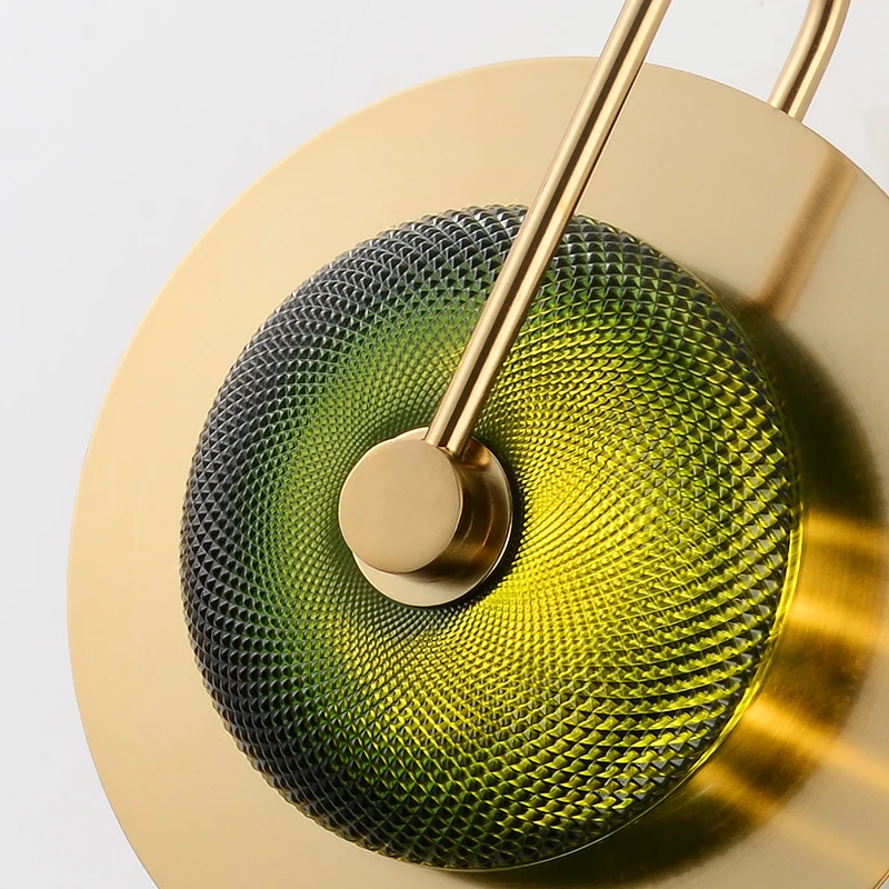 Роскошный светодиодный настенный светильник дизайнерские Креативные Круглые