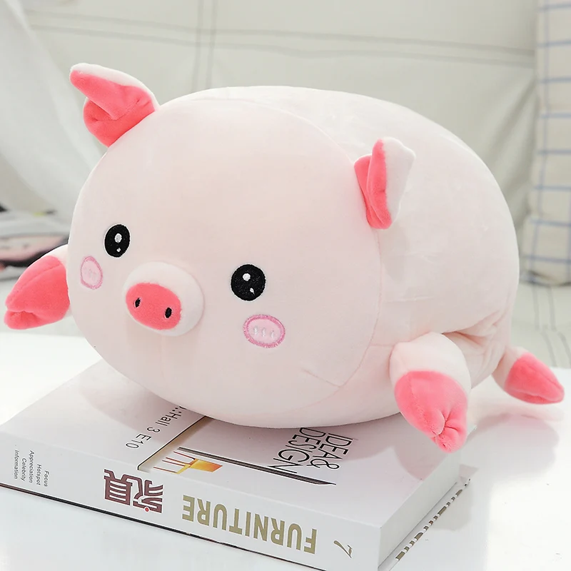 1 шт. 40 60 см Kawaii свинья и панда плюшевая подушка теплый рукав теплая кукла милая