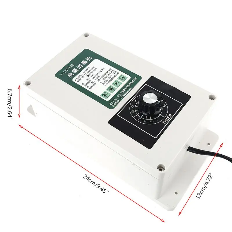 Бесплатная доставка генератор озона 2000 мг очиститель воздуха машина для очистки