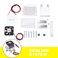 1pc white diy kit home small scale thermoelectric peltier module water cooler cooling system tec1 12706 60w
