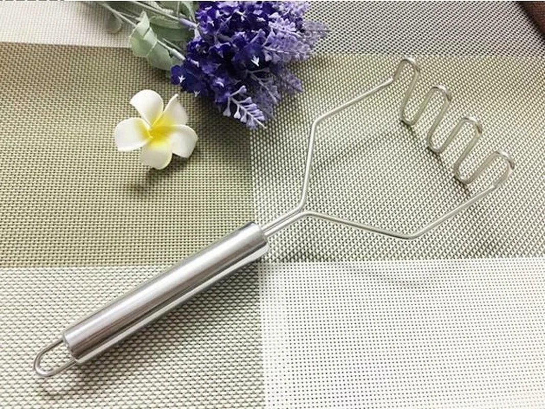 

High Quality Stainless Steel Wave Shape Potato Masher Tool Kitchen Tool Bar Potatoes Crusher Crushing New Kitchen Accessories