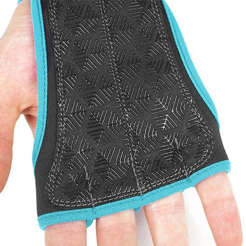

Hot Breathable Wrist Support Fitness Weight Lifting Dumbbell Sports Handwear Women Men Anti-Slip Half Finger Gloves