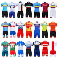 2021 national team mtb uniform bicycle clothing bike clothes wear summer mens short maillot culotte suit cycling jersey bib
