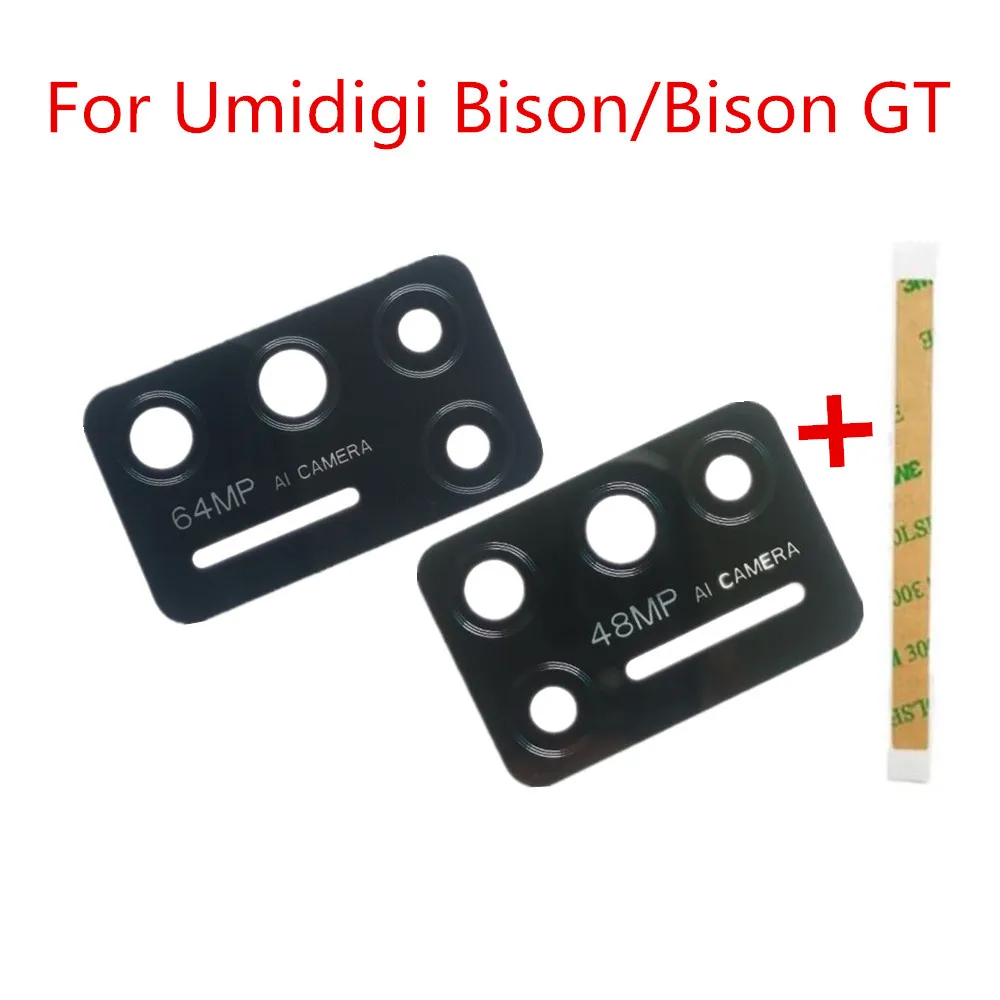 new original phone parts for umi umidigi bison bison gtbison pro cell phone back glass camera lens flim repair accessories free global shipping