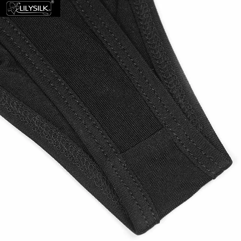 LilySilk кружевные шелковые трусы-бикини со средней талией трусики женское нижнее