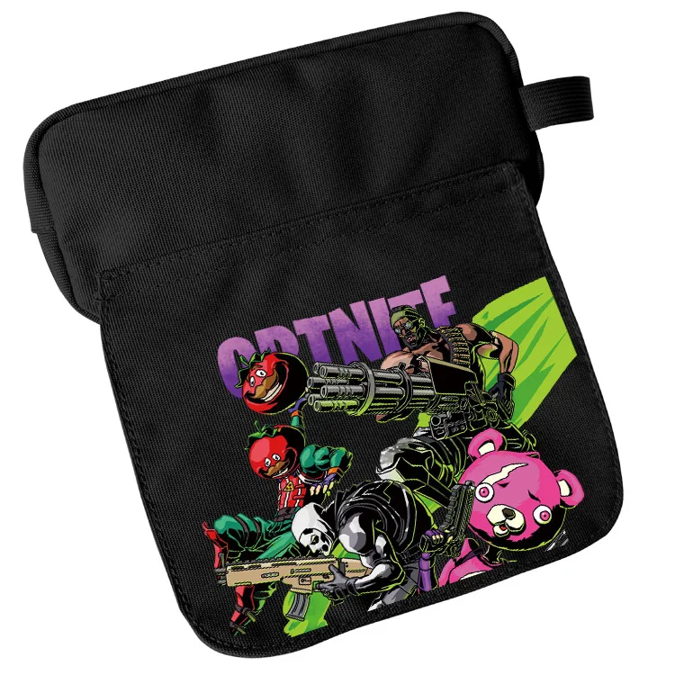 

Fortnite Pencil Case Cartoon Large-capacity Student Print Canvas Zipper Pencil Case Multifunctional School Bag Stationery Box