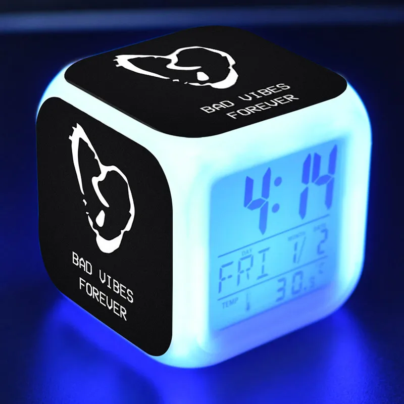Светодиодный Будильник с цветным сенсорным свесветильник фигурка XXXTentacion