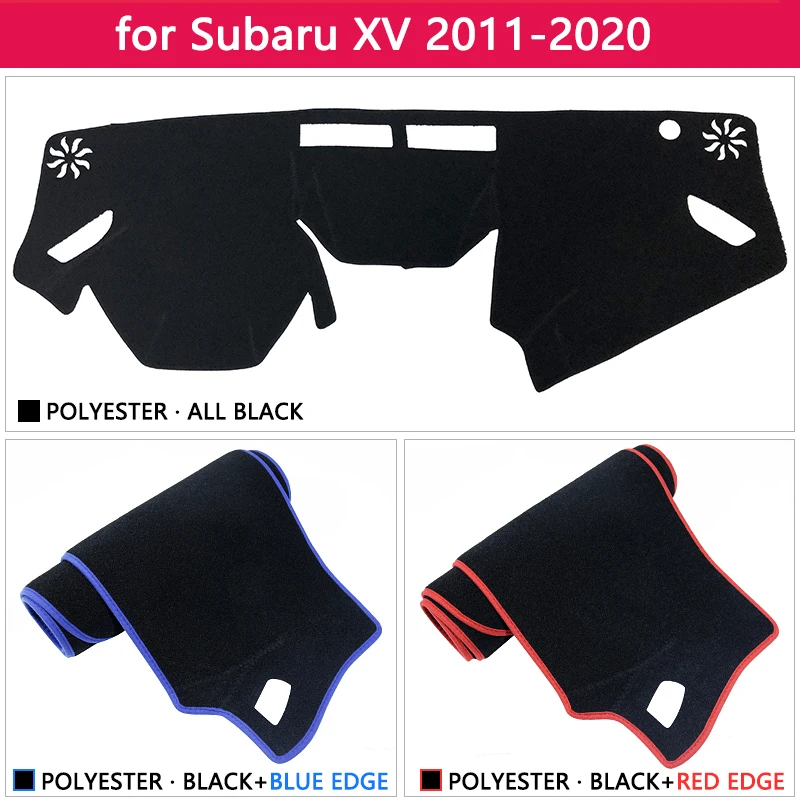 Для Subaru XV 2011 ~ 2020 Противоскользящий коврик для приборной панели солнцезащитных