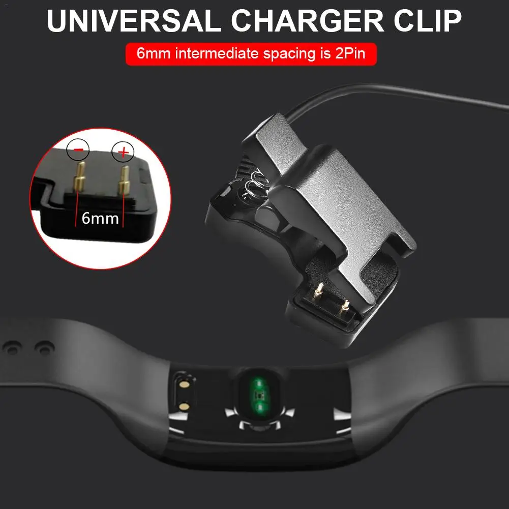 Универсальный кабель для зарядки смарт-часов браслет с зажимом адаптер 2