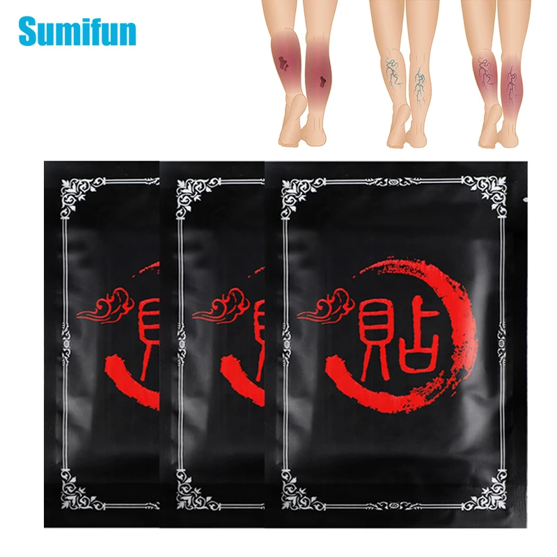 

8Pcs Varicose Veins Patches Cure Spider Leg Treatment Lower Limb Swelling Vein Edema Thrombotic Vasculitis Plaster Skin Care