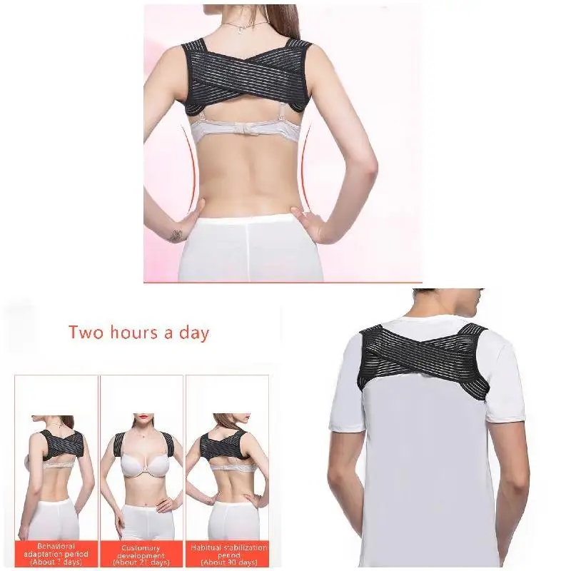 Корректор осанки в верхней части спины корректор и плеч корректная поддержка can