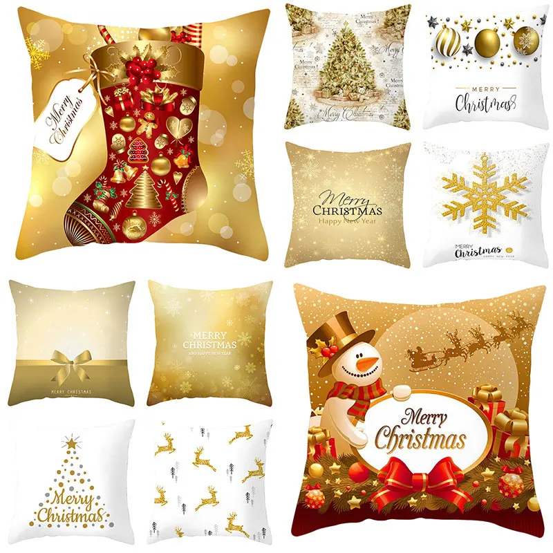 

Наволочка из полиэстера в виде снежинки, наволочка для подушки с принтом, Рождественская наволочка, Модная Современная Мягкая Наволочка дл...