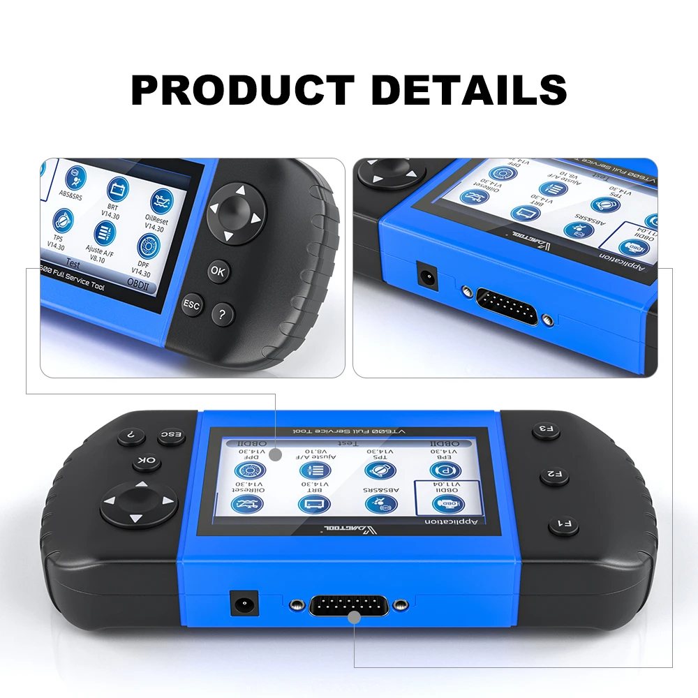 VDIAGTOOL VT600 OBD2 автомобильный инструмент Автомобильный сканер антиблокировочная