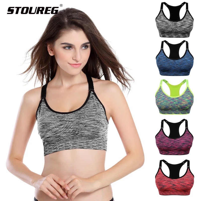 S-XL Быстросохнущий Спортивный бюстгальтер женский для йоги Fintness Мягкий Бесшовный