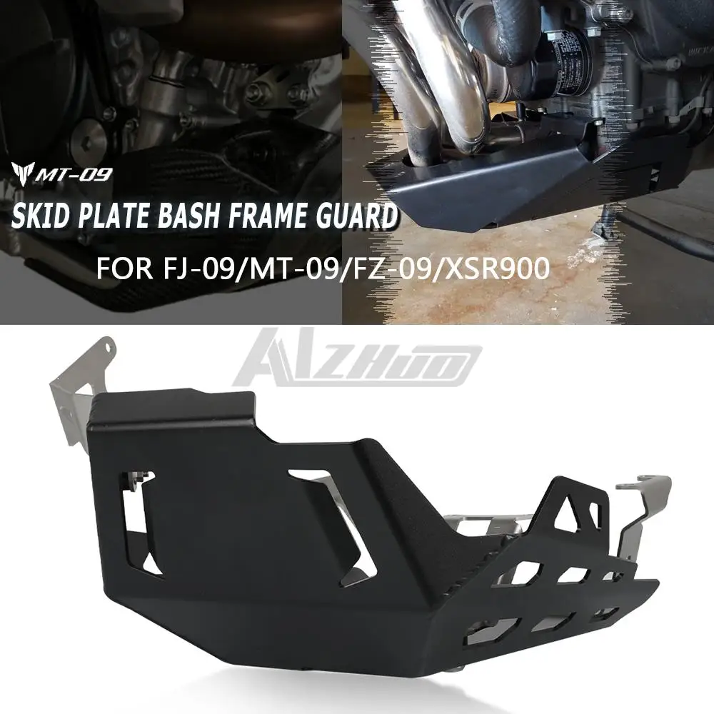 

Motorcycle Accessories Front skid plate bash frame guard For YAMAHA MT-09 2013-2020 MT09 2014 2015 2016 2017 2018 2019 Aluminium