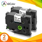 Лента для этикеток Brother STe-141, трафаретная лента, STe141, 18 мм х 3 м, черная на прозрачной основе, PT-D400, 450