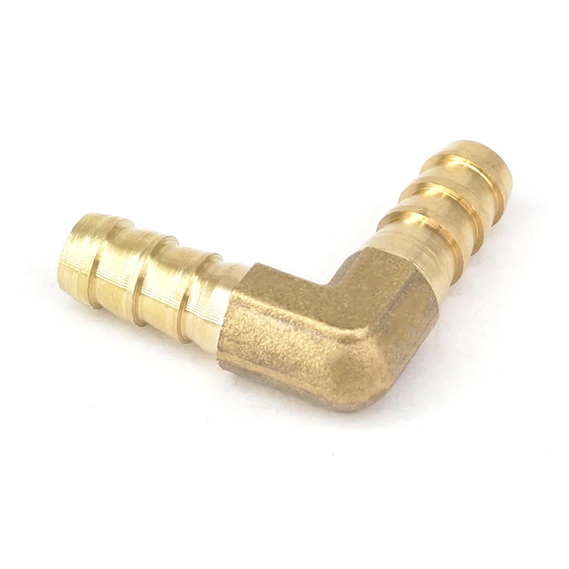 Лот 2 штуцер для шланга I/D 8 мм латунный соединитель локтя топлива газа воды |
